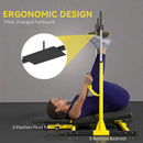 SPORTNOW Vertical Leg Press Machine, Leg Extension Machine, 300 kg Capacity