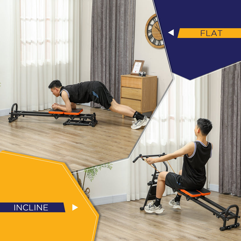 Home Gym Equipment Reformer Pilates Machine Flat or Incline Ab Machine