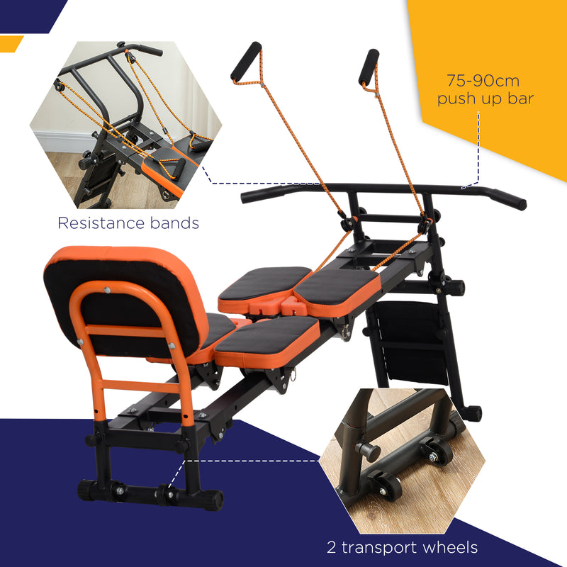 Home Gym Equipment Reformer Pilates Machine Flat or Incline Ab Machine
