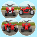 AIYAPLAY Honda Licensed Kids Electric Quad Bike 6V ATV 1.5-3 Years Red And Blue