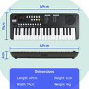 Axus 37 Mini Key Compact Keyboard - Midnight Black