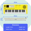 Axus 37 Mini Key Compact Keyboard - Sunrise Yellow