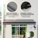Outsunny 3.5 x 3(m) Electric Retractable Awning w/ Aluminium Frame