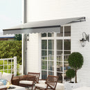 Outsunny 3.5 x 3(m) Electric Retractable Awning w/ Aluminium Frame