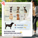 PawHut Lightweight Foldable Dog Stroller for Mini Dogs