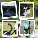 PawHut Lightweight Foldable Dog Stroller for Mini Dogs