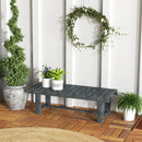 Outsunny 1.1M Outdoor Garden Bench Patio Loveseat Fir Wood 2 Person