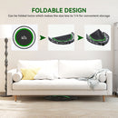 HOMCOM 40\" Foldable Mini Fitness Trampoline w/ Foam Handle