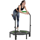 HOMCOM 40\" Foldable Mini Fitness Trampoline w/ Foam Handle