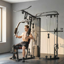 SPORTNOW Home Gym Smith Machine with 65kg Weight Stack