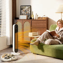 HOMCOM Ceramic Electric Heater, 2000W Fan Space Heater, White