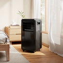 HOMCOM 10000 BTU Mobile Portable Air Conditioner Room Ac Unit W/ RC, Black