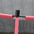SPORTNOW 10ft Trampoline With Enclosure Net And Spring Cover, Pink