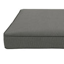 Outsunny Set Of 4 Outdoor Seat Cushion With Ties, For Patio Furniture, Grey