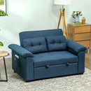 HOMCOM Click Clack Sofa Bed 2 Seater Sofa Bed for Living Room