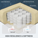 HOMCOM Click Clack Sofa Bed 2 Seater Sofa Bed for Living Room