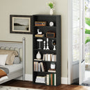 HOMCOM 6 Tier Bookshelf, Freestanding Bookcase With Adjustable Shelves