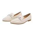 PU Leather Closed Toe Loafers