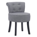 Livingandhome Upholstered Vanity Stool Makeup Dressing Chair