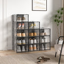 Livingandhome Transparent Foldable Shoe Storage Containers