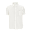 Cotton Short-sleeve Shirt - White