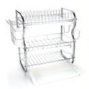 Livingandhome 3-Tier Dish Drainer Rack