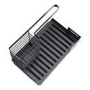 Livingandhome Black Steel Kitchen Sink Caddy Organizer