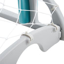 Livingandhome 2-in-1 Adjustable Kids Basketball Hoop with Football Goal