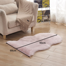 Lifeideas Super Soft Shaggy Area Rug Irregular Shape