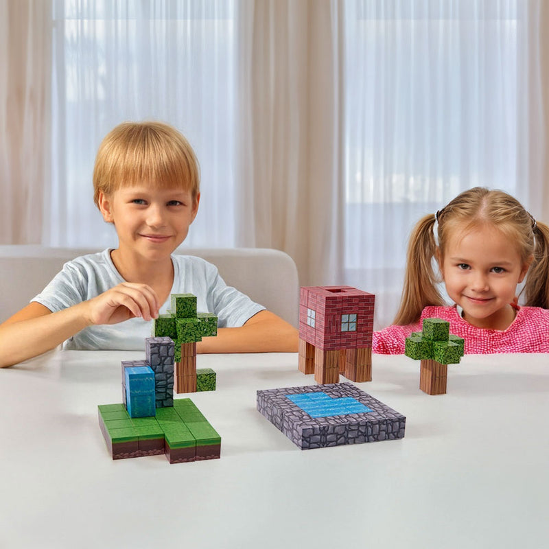 Kidkid Kid-Safe Magnetic Building Blocks Toy Set