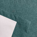 Enhanced Living Austin 100% Blackout, Thermal Teal Curtains with Eyelet Header - Pair