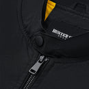 Outdoor Zip-up Windproof Lightweight Bomber Jacket Casual Varsity Outerwear - Black