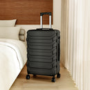Livingandhome Rolling Hardshell Luggage Travel Suitcase