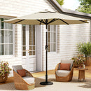 Outdoor Solar 24 LED Lights Patio With Crank For Patio Market With Base