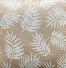 Oakland Latte Leaf Pattern, Thermal, Room Darkening Pair of Curtains with Eyelet Top