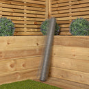 4m X 90cm Of 13mm Chicken Wire Mesh Netting For Gardens / Pets / Ponds