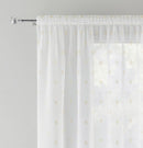 Destiny Gold Metallic Dimond Print On Sheer Fabric - Pair