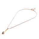 Rose Gold Teardrop Necklace