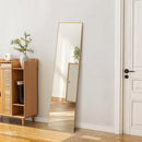 Livingandhome Modern Slim Frame Full Length Wall Mirror
