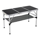 Breeins 60cm/90cm Folding Camping Table with Carrying Handle