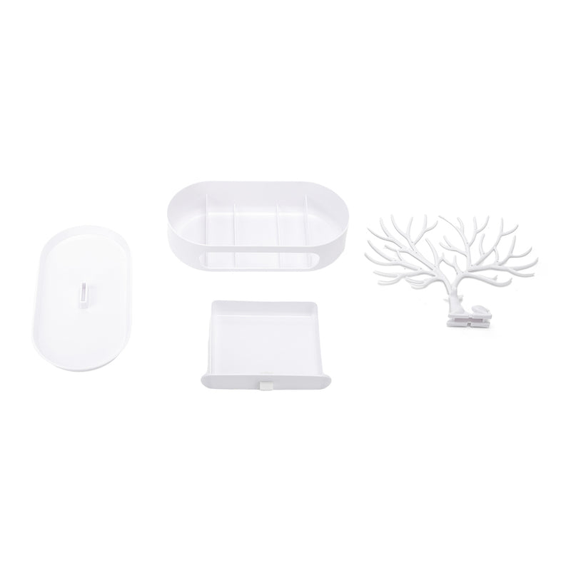 Sheonly Plastic Antlers Tree Jewelry Organizer Stand