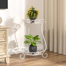 Breeins Decorative 2-Tier Metal Plant Stand