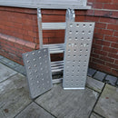 3.46m Lightweight Aluminium Folding Multi-position Work Platform Ladder