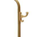 Lifeideas Freestanding Gold Clothes Rack with Bottom Shelf