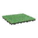 Breeins Interlocking Green Lawn Grass Tile Set
