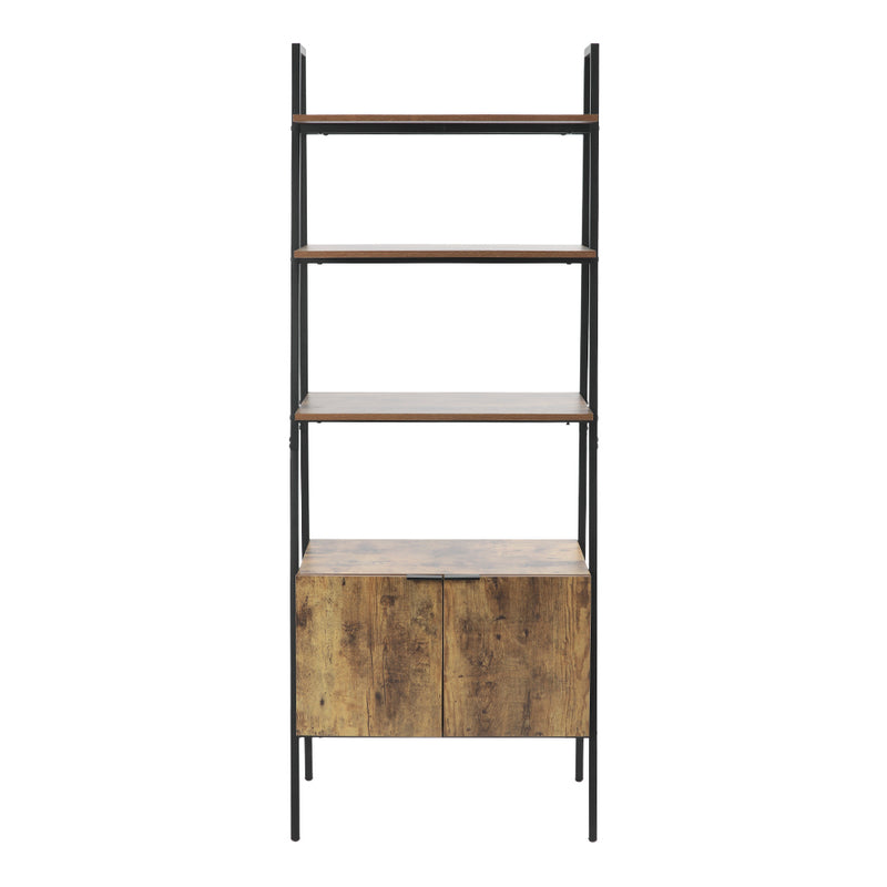 Livingandhome Industrial Style Wooden Bookshelf
