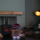 60cm Light up Christmas Robin Infinity Light with Multi-Coloured LEDs