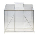 Breeins Aluminium Hobby Greenhouse with Base and Window Opening