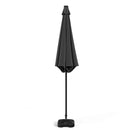 Livingandhome Outdoor Solar 24 LED Lights Patio With Crank For Patio Market With Base