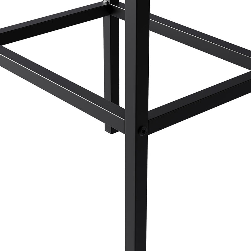 Livingandhome Set of 2 Rectangle Bar Stools